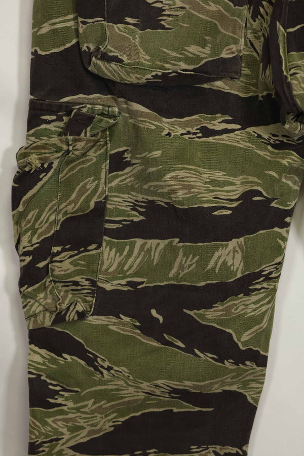 1960's Okinawa Tiger Tiger Stripe Pants US Cut Larger Pants Used