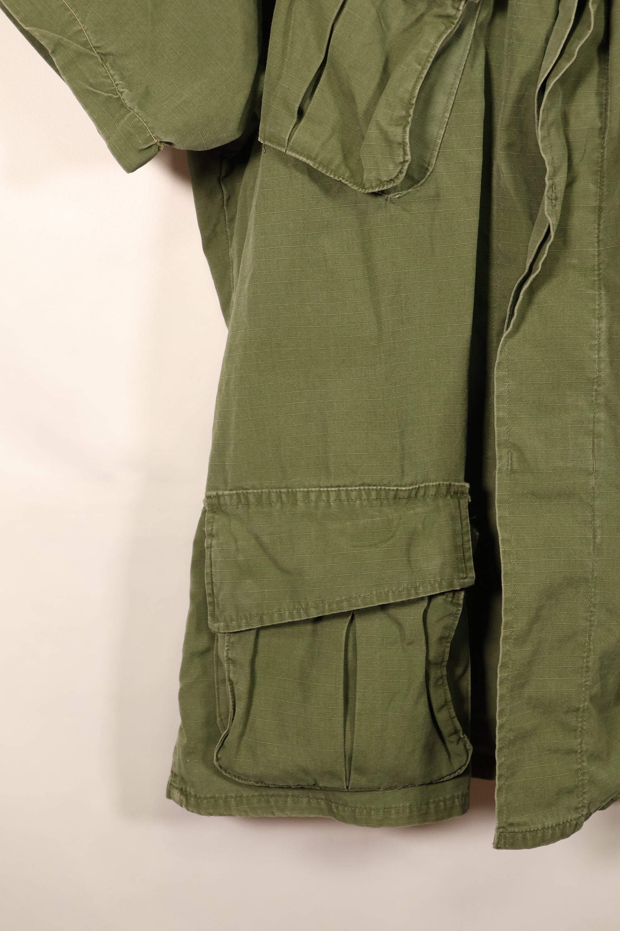1968 Contract, M-R, 4th Model Jungle Fatigue Jacket, USN, Short-Sleeve Custom, Used