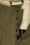 Real U.S. Army M45 pants with additional pocket modification, used.