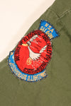 1968 Contract, M-R, 4th Model Jungle Fatigue Jacket, USN, Short-Sleeve Custom, Used