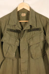 1968 Contract S-L 4th Model Ripstop Jungle Fatigue Jacket with Patches, Used