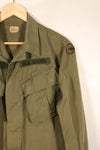 1968 Contract S-L 4th Model Ripstop Jungle Fatigue Jacket with Patches, Used