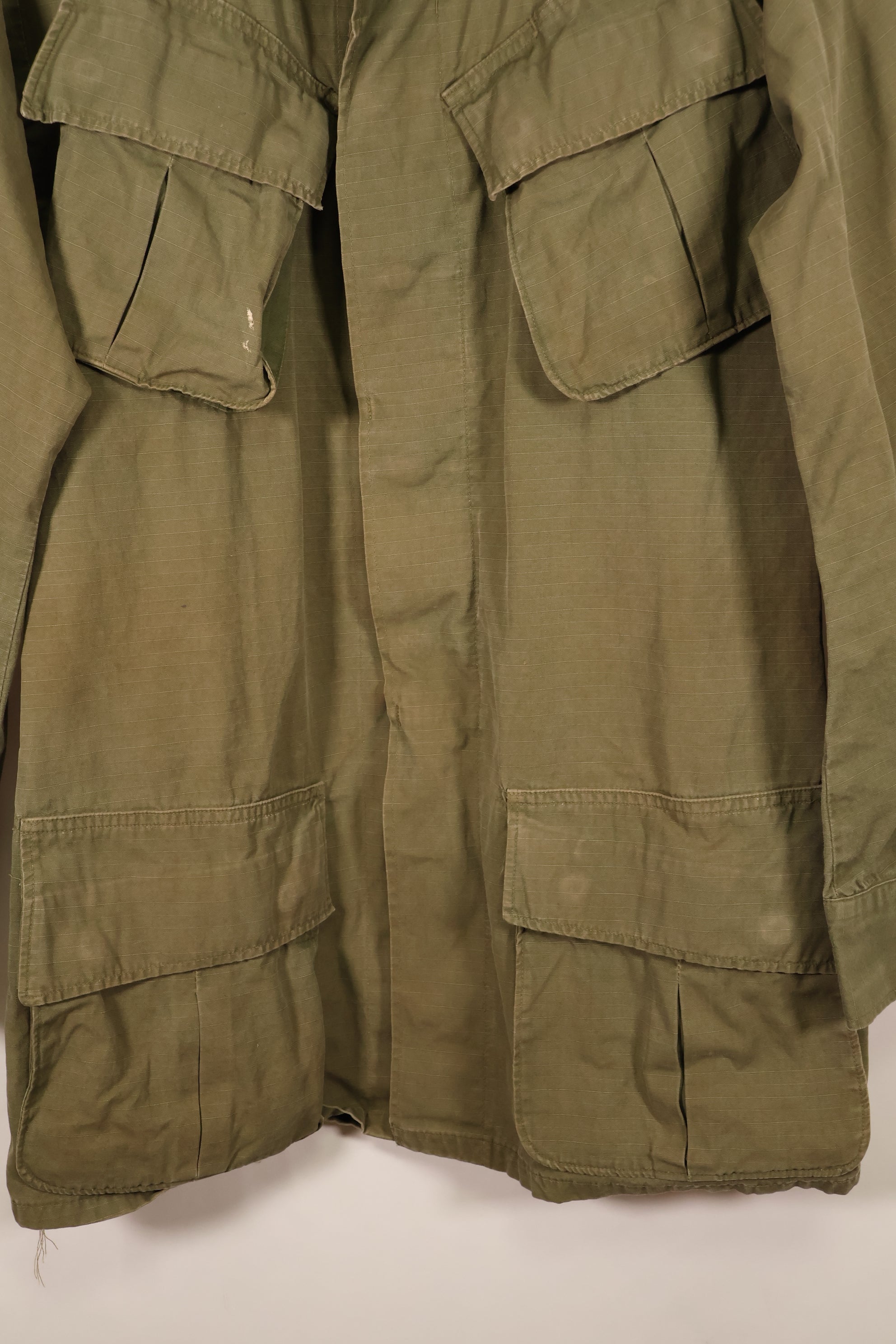 1968 Contract S-L 4th Model Ripstop Jungle Fatigue Jacket with Patches, Used