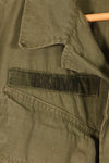 1968 Contract S-L 4th Model Ripstop Jungle Fatigue Jacket with Patches, Used