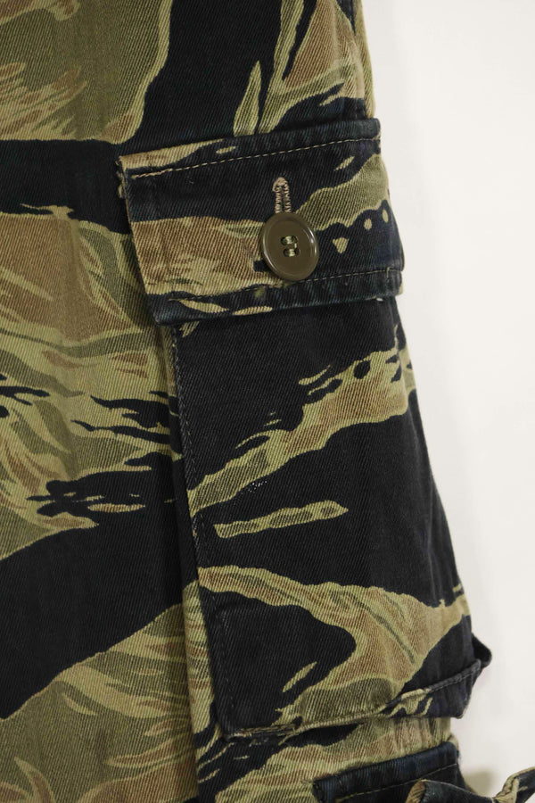 1960s Fat Tiger Tiger Stripe Pants Asian Cut Used