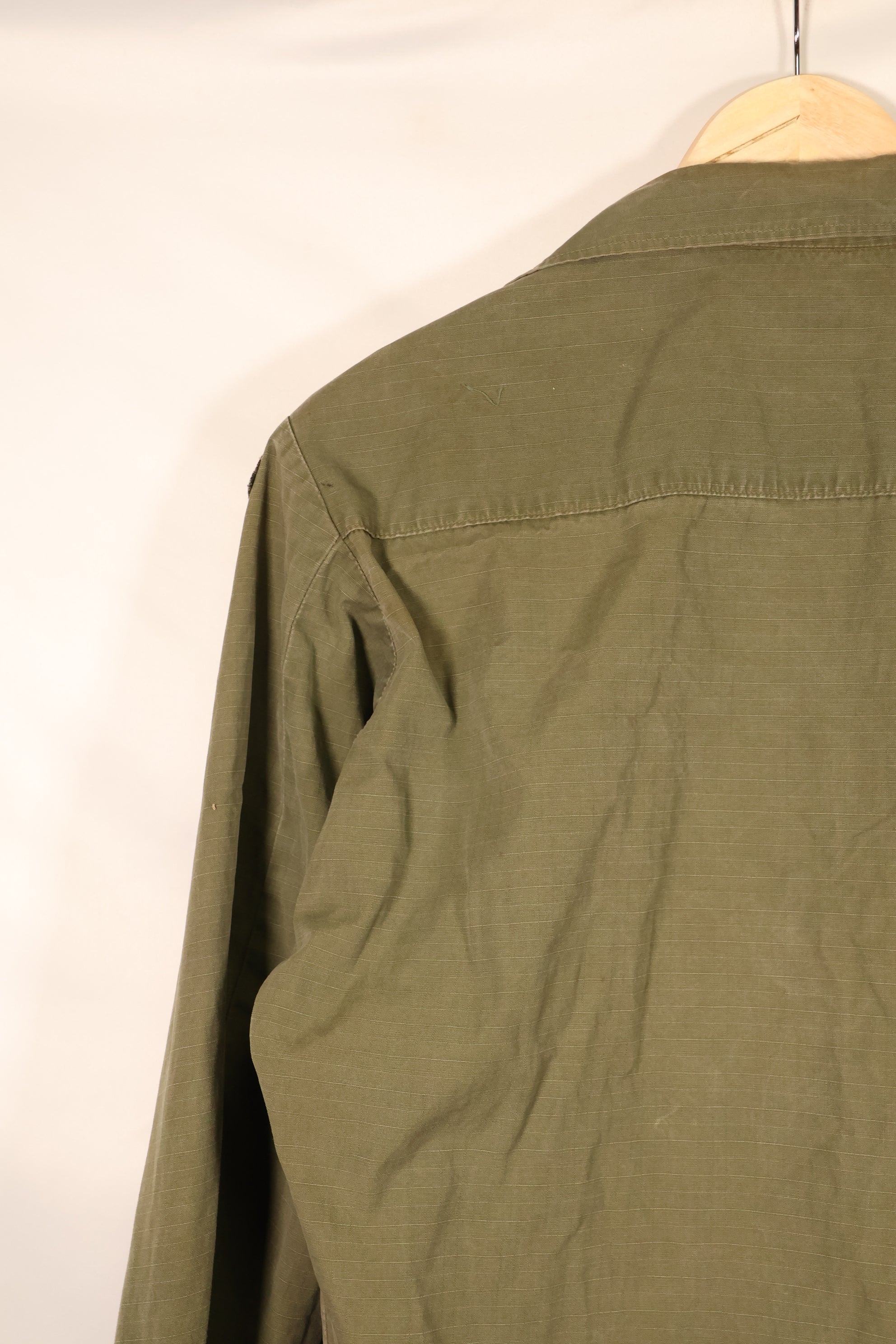1968 Contract S-L 4th Model Ripstop Jungle Fatigue Jacket with Patches, Used