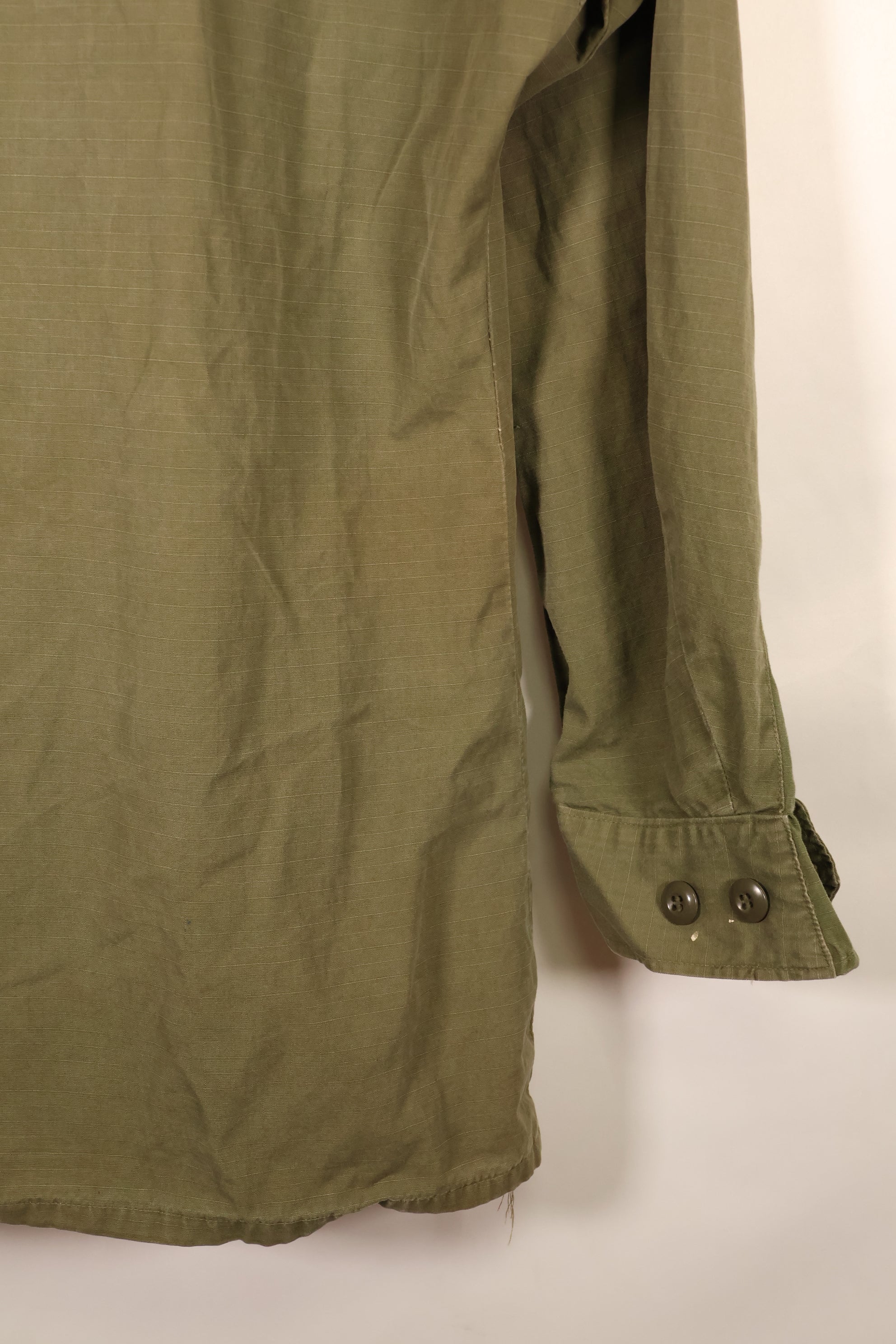 1968 Contract S-L 4th Model Ripstop Jungle Fatigue Jacket with Patches, Used