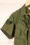 Contract 1969, S-L, มีร่องรอยการใช้งานที่บริเวณชื่อ Taylor, แจ็กเก็ตสนามแบบที่ 4 (Jungle Fatigue Jacket), USAF, แขนสั้น, ปรับแต่งตามสั่ง, มือสอง