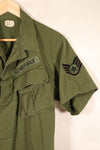 Contract 1969, S-L, มีร่องรอยการใช้งานที่บริเวณชื่อ Taylor, แจ็กเก็ตสนามแบบที่ 4 (Jungle Fatigue Jacket), USAF, แขนสั้น, ปรับแต่งตามสั่ง, มือสอง