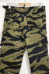 1960s Fat Tiger Tiger Stripe Pants Asian Cut Used