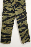 1960s Fat Tiger Tiger Stripe Pants Asian Cut Used