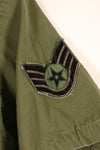 Contract 1969, S-L, มีร่องรอยการใช้งานที่บริเวณชื่อ Taylor, แจ็กเก็ตสนามแบบที่ 4 (Jungle Fatigue Jacket), USAF, แขนสั้น, ปรับแต่งตามสั่ง, มือสอง