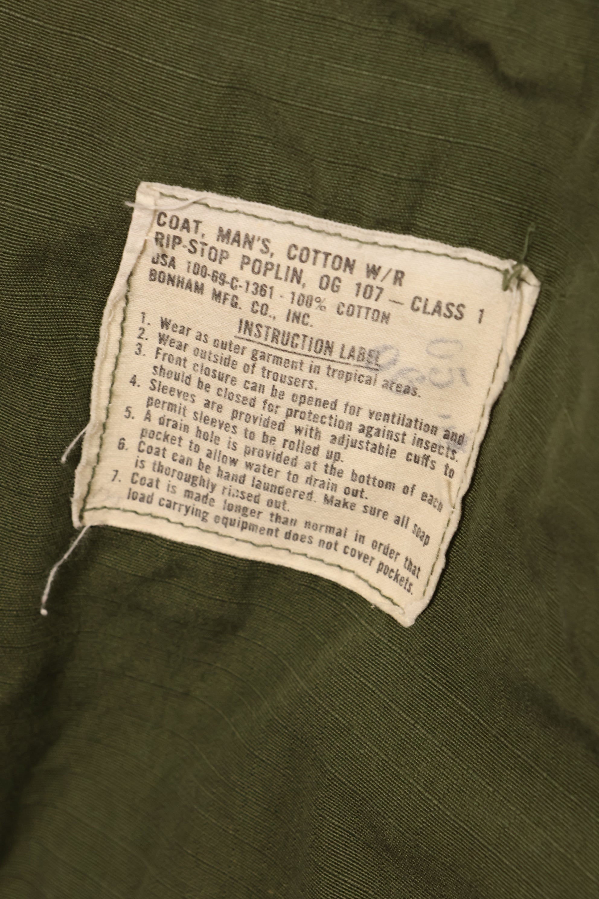 Contract 1969, S-L, มีร่องรอยการใช้งานที่บริเวณชื่อ Taylor, แจ็กเก็ตสนามแบบที่ 4 (Jungle Fatigue Jacket), USAF, แขนสั้น, ปรับแต่งตามสั่ง, มือสอง