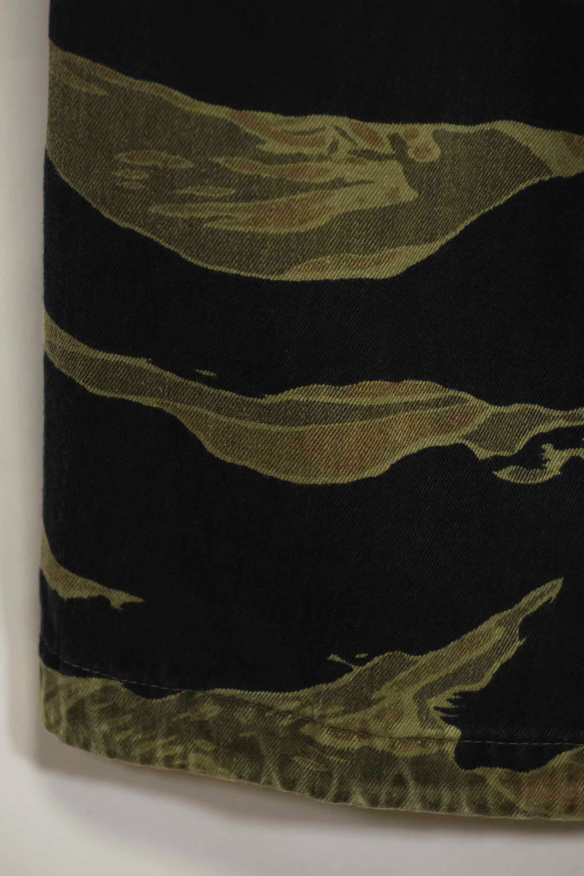1960s Fat Tiger Tiger Stripe Pants Asian Cut Used