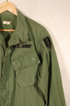 1968 Contract, M-L, 4th Model Jungle Fatigue Jacket, With Original Patches, Used