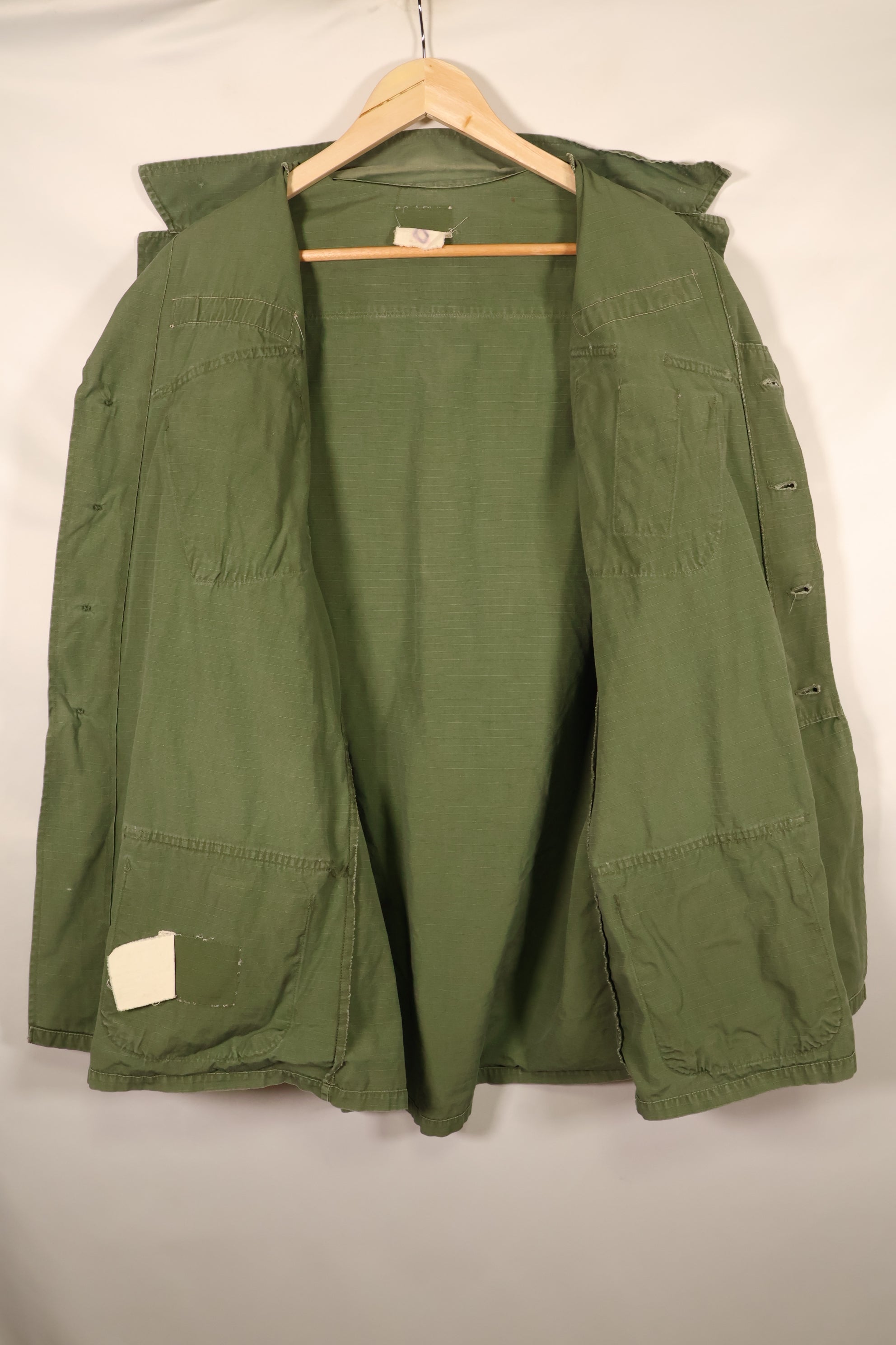 1968 Contract, M-L, 4th Model Jungle Fatigue Jacket, With Original Patches, Used