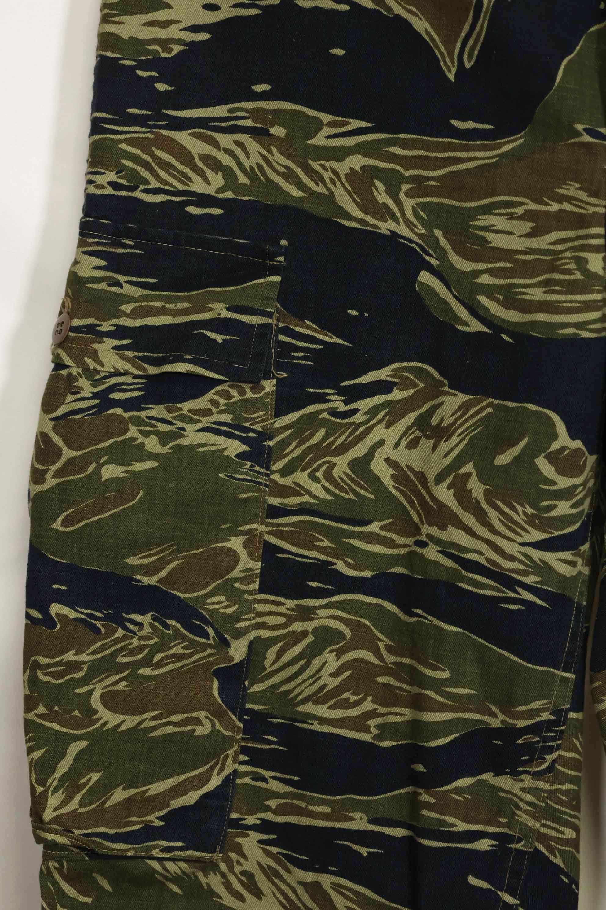 1960s-early 70s Silver Tiger Tiger Stripe Pants, light fabric, almost unused.