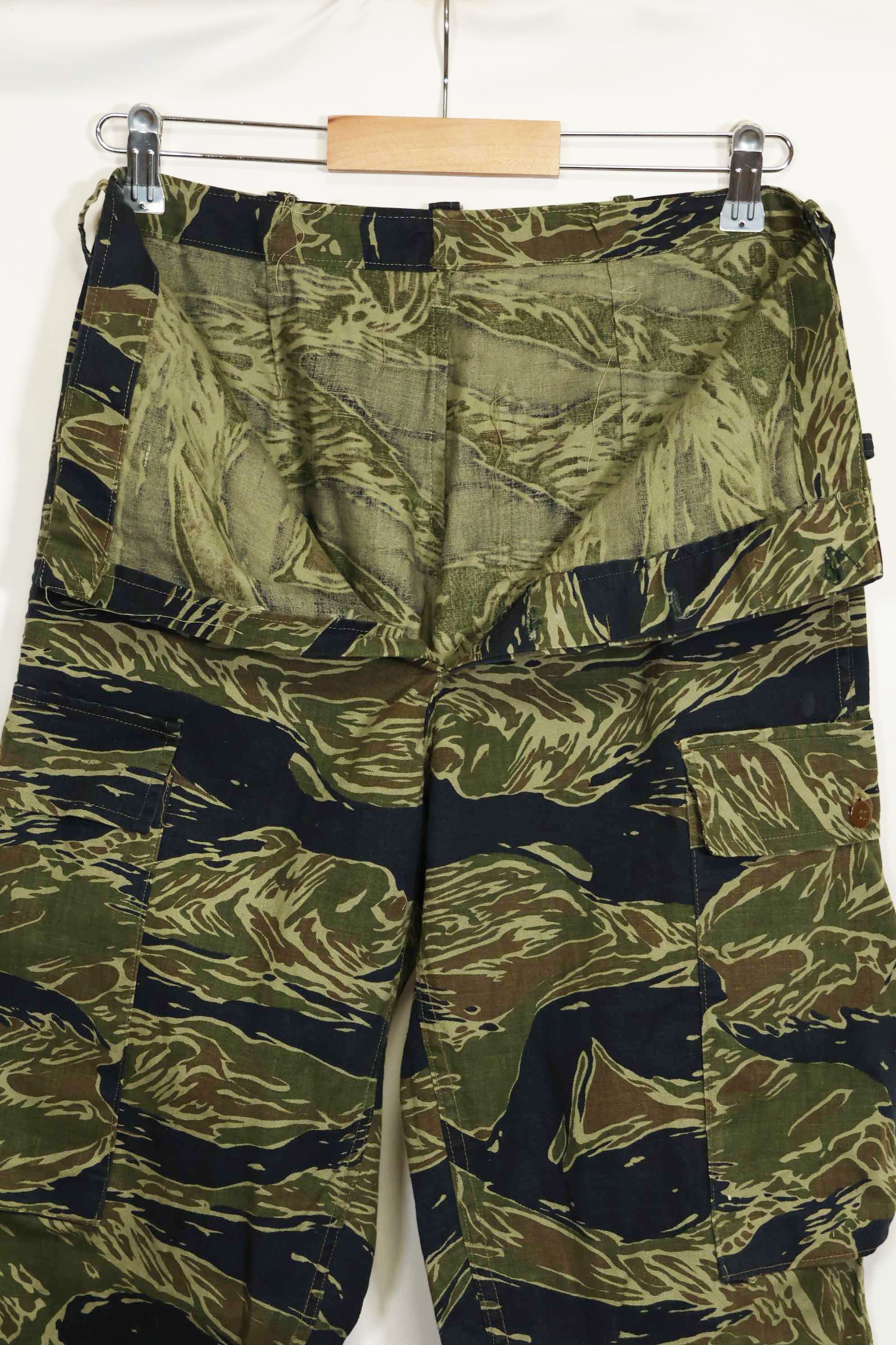 1960s-early 70s Silver Tiger Tiger Stripe Pants, light fabric, almost unused.