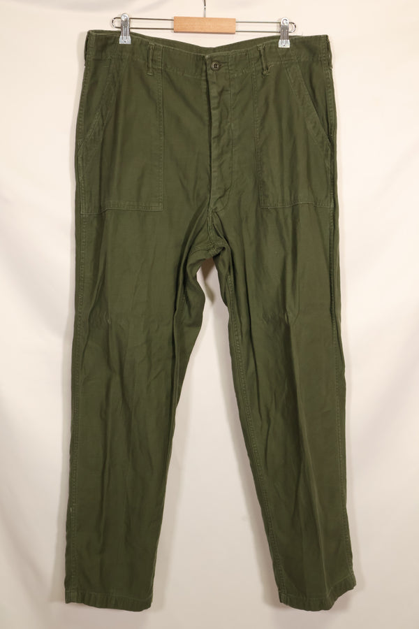 1972年会計　TYPE 3　40 x 33 アメリカ軍　OG-107 ユーティリティパンツ　ベイカーパンツ　中古品