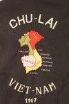 1967    สำหรับเด็ก    ของที่ระลึก    สงครามเวียดนาม    แจ็กเก็ตท่องเที่ยว    CHU-LAI    เวียดกง    มือสอง