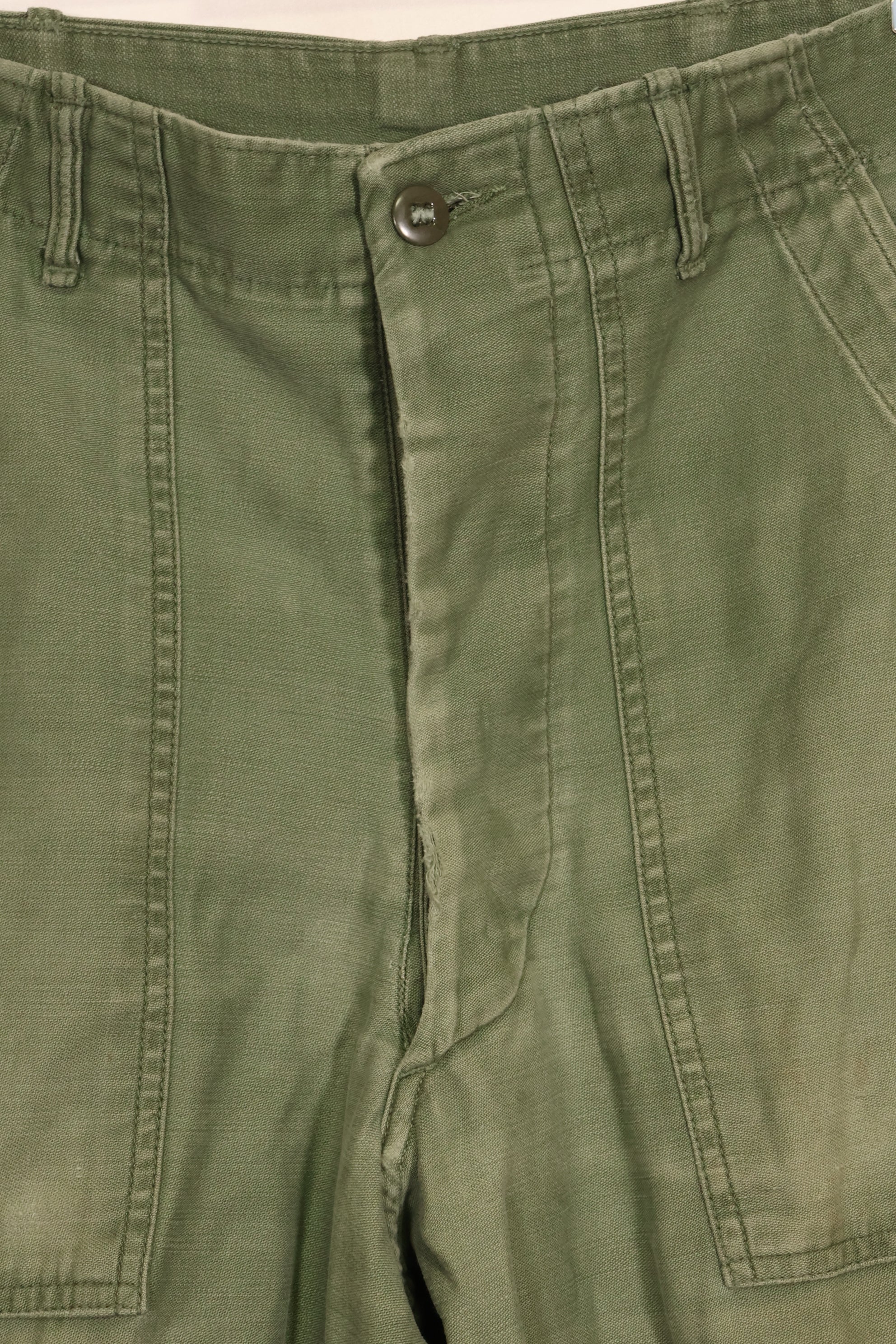1950年代　TYPE 1　推定SMALL　 アメリカ軍　OG-107 ユーティリティパンツ　ベイカーパンツ　中古品 A