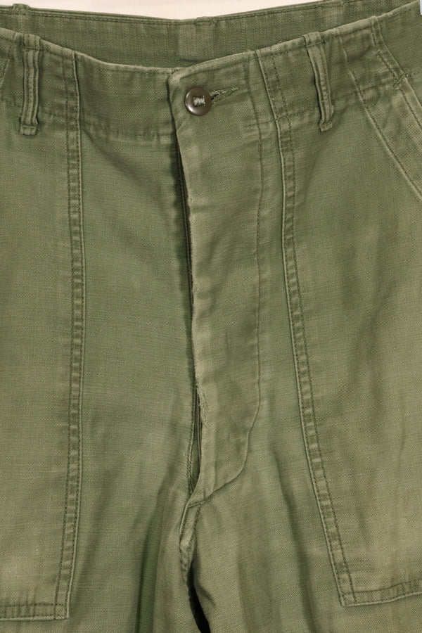 1950年代　TYPE 1　推定SMALL　 アメリカ軍　OG-107 ユーティリティパンツ　ベイカーパンツ　中古品 A