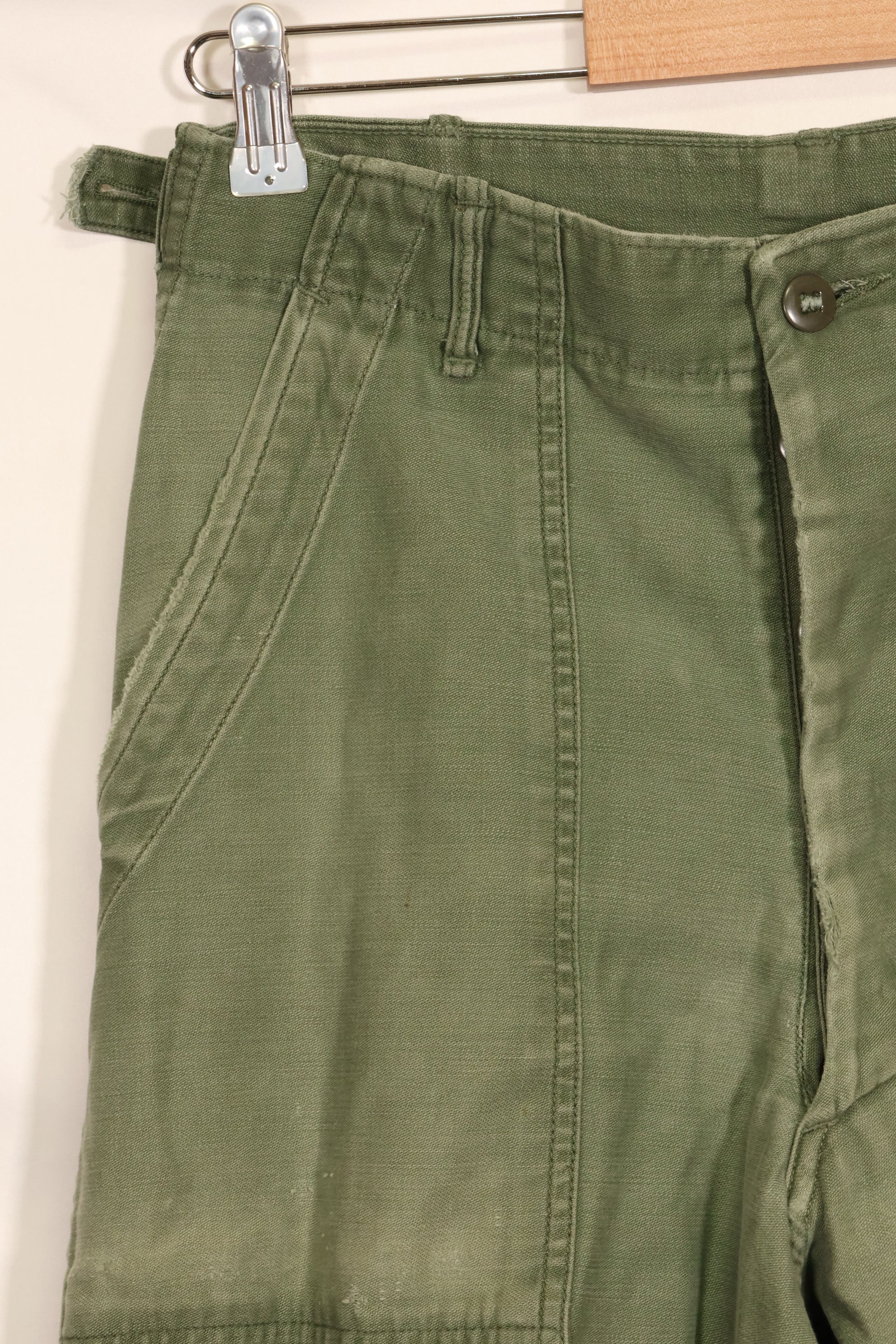 1950年代　TYPE 1　推定SMALL　 アメリカ軍　OG-107 ユーティリティパンツ　ベイカーパンツ　中古品 A