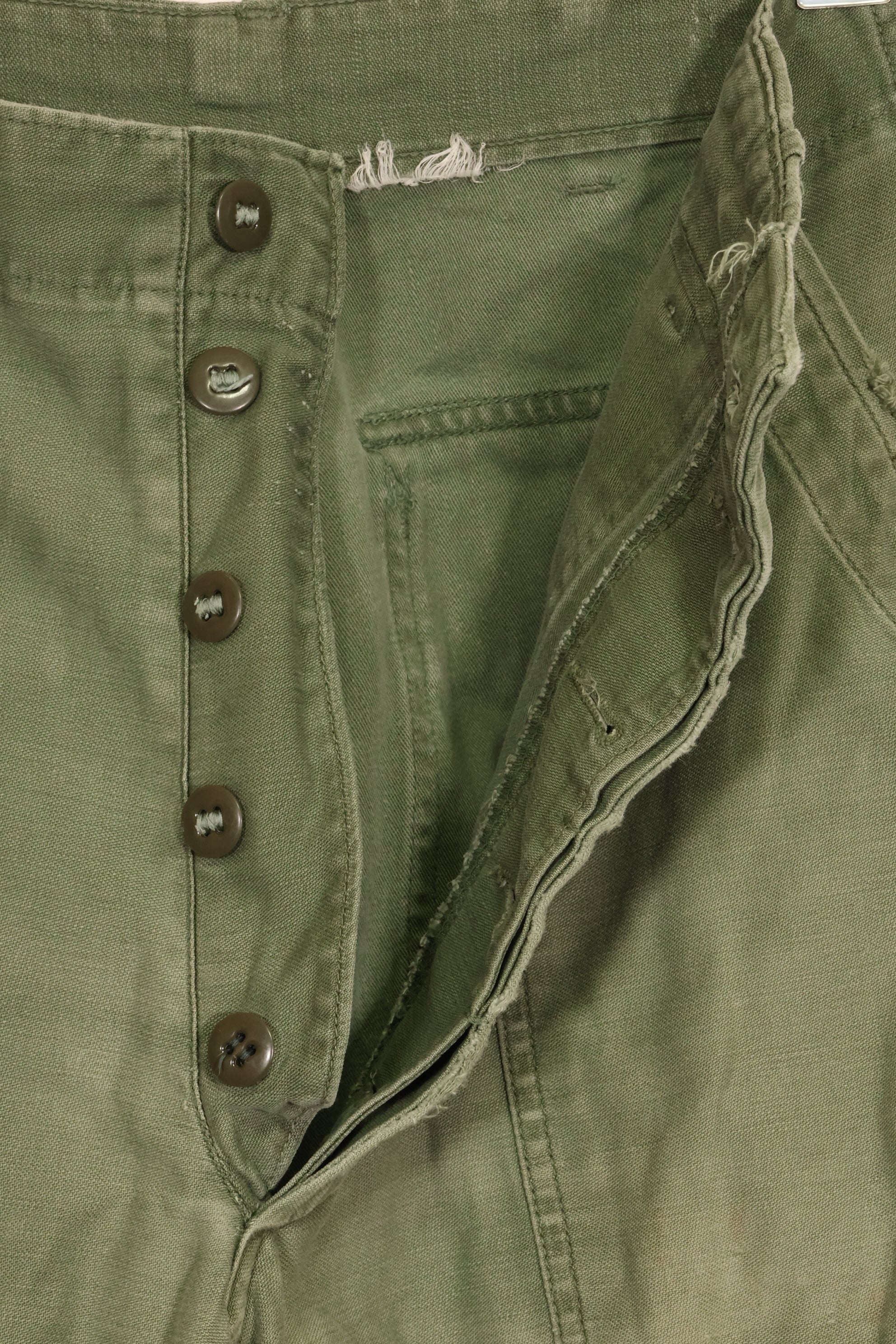 1950年代　TYPE 1　推定SMALL　 アメリカ軍　OG-107 ユーティリティパンツ　ベイカーパンツ　中古品 A