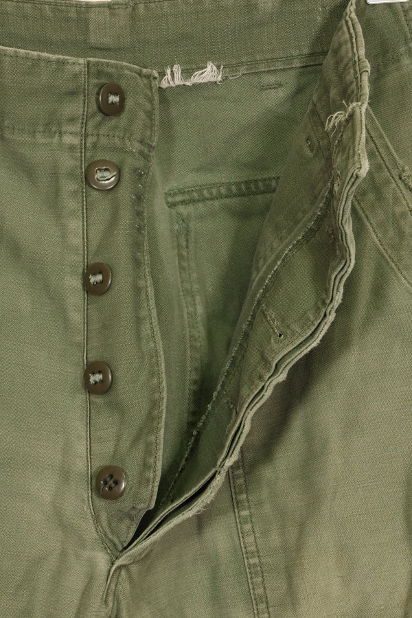 1950年代　TYPE 1　推定SMALL　 アメリカ軍　OG-107 ユーティリティパンツ　ベイカーパンツ　中古品 A