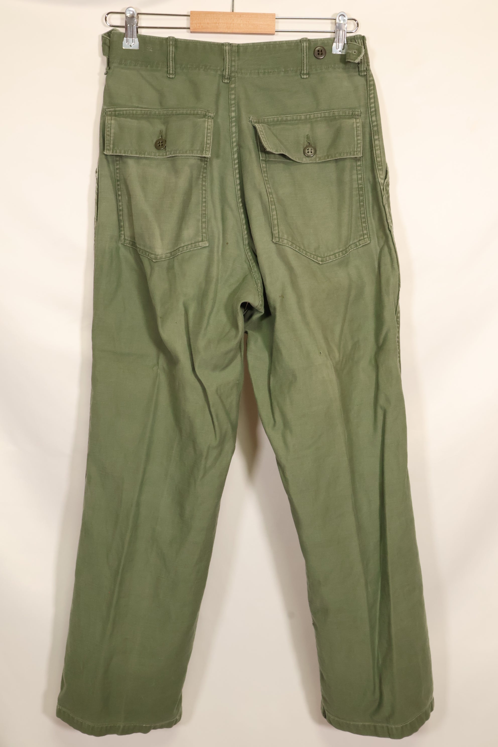 1950年代　TYPE 1　推定SMALL　 アメリカ軍　OG-107 ユーティリティパンツ　ベイカーパンツ　中古品 A