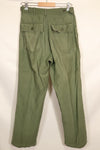 1950年代　TYPE 1　推定SMALL　 アメリカ軍　OG-107 ユーティリティパンツ　ベイカーパンツ　中古品 A