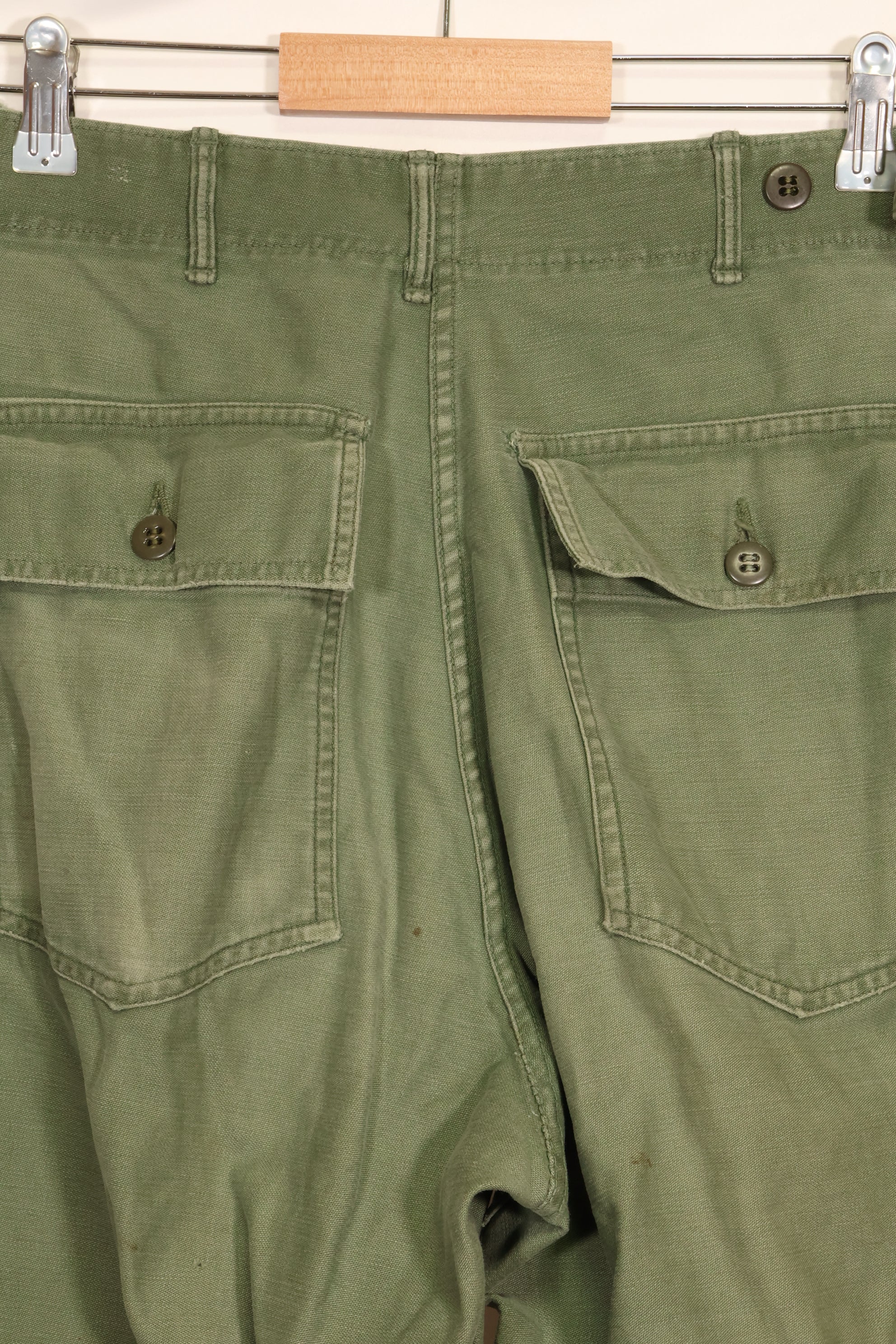 1950年代　TYPE 1　推定SMALL　 アメリカ軍　OG-107 ユーティリティパンツ　ベイカーパンツ　中古品 A