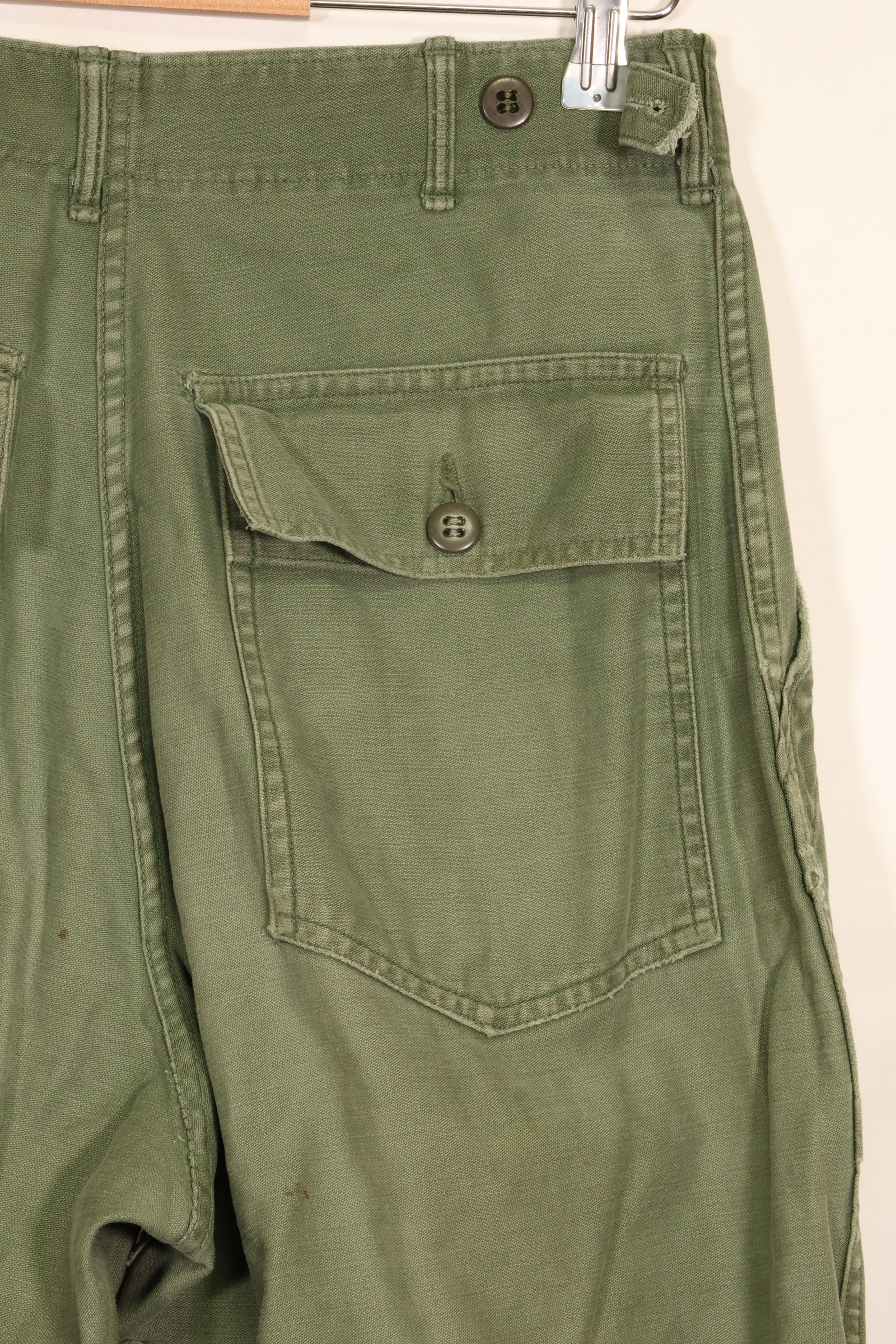 1950年代　TYPE 1　推定SMALL　 アメリカ軍　OG-107 ユーティリティパンツ　ベイカーパンツ　中古品 A