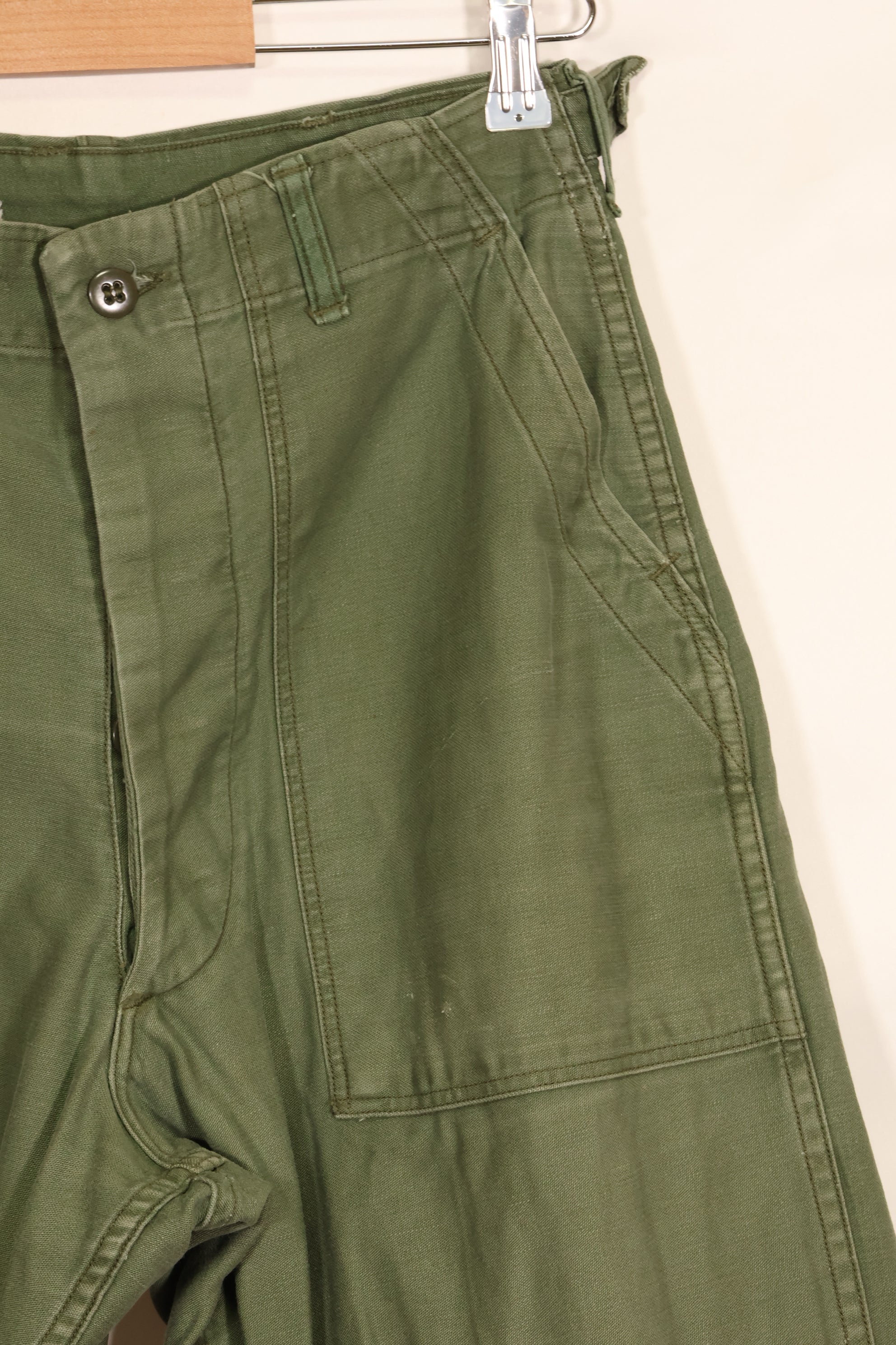 1950年代　TYPE 1　推定SMALL　 アメリカ軍　OG-107 ユーティリティパンツ　ベイカーパンツ　中古品  B