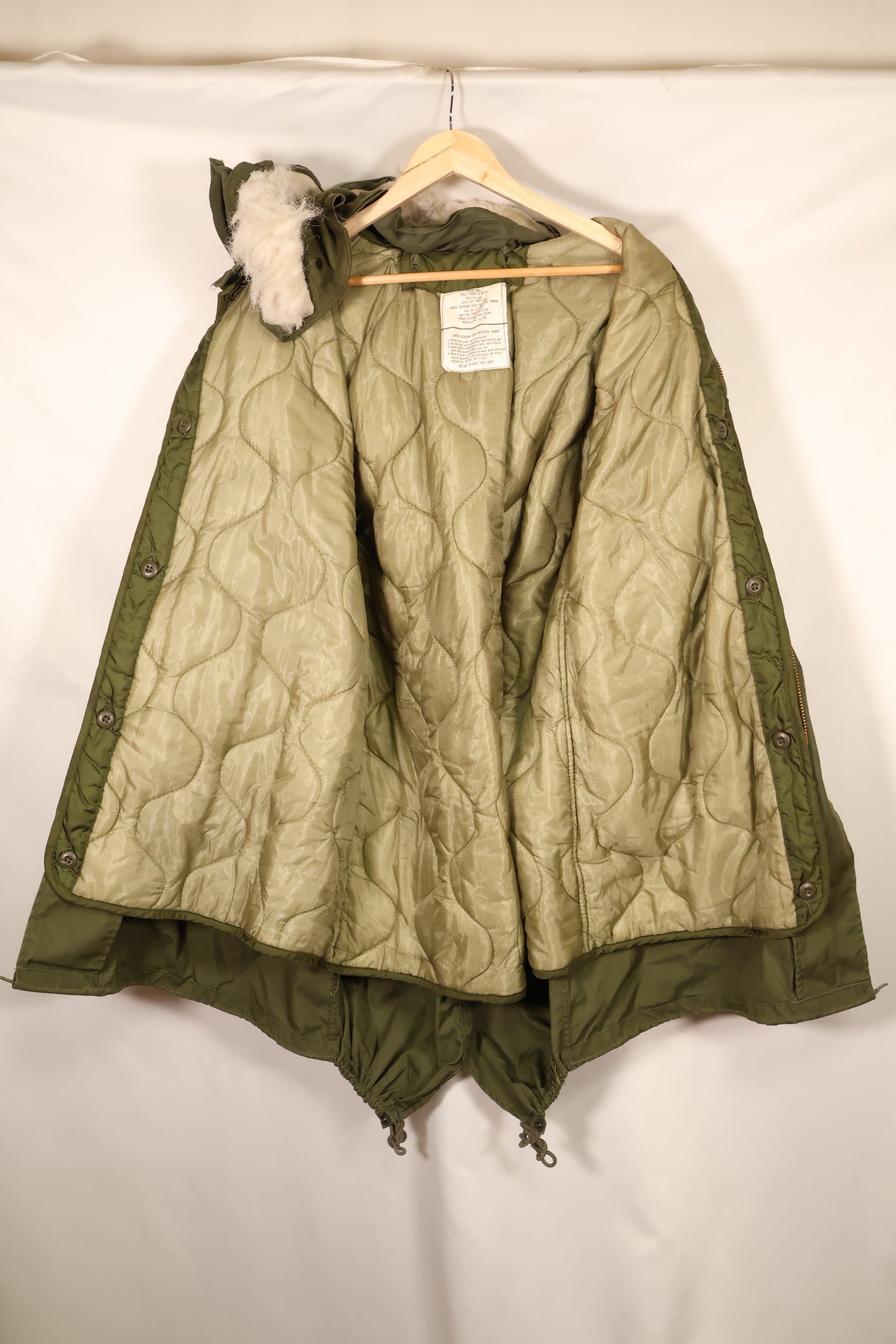 สัญญาปี 1985 และ 1973 – XS – กองทัพสหรัฐฯ – M65 Field Parka – รวมหลายรุ่นต่างกัน – มือสอง