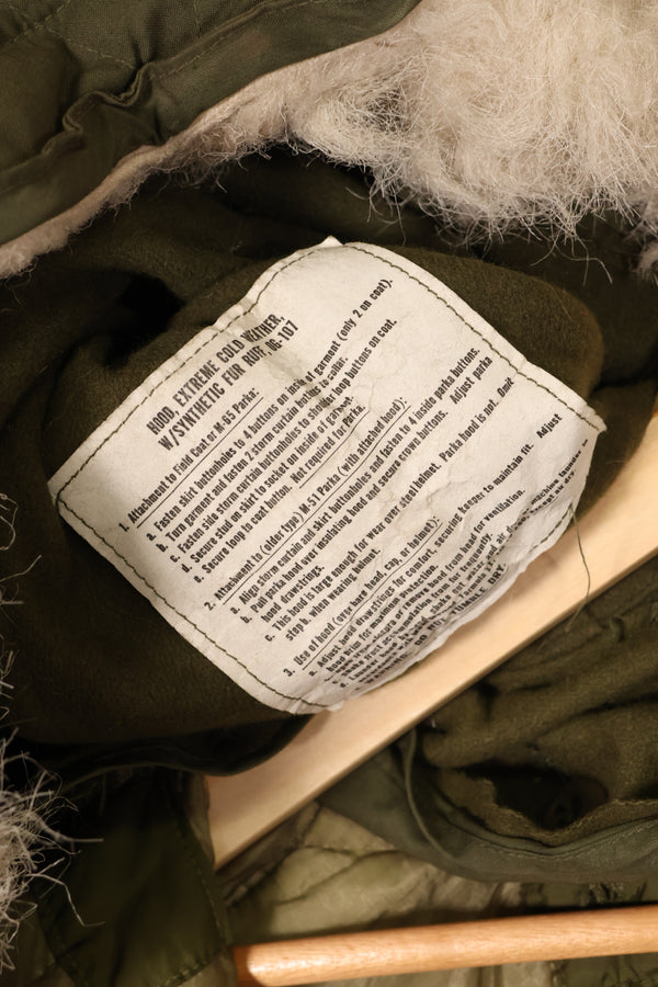 สัญญาปี 1985 และ 1973 – XS – กองทัพสหรัฐฯ – M65 Field Parka – รวมหลายรุ่นต่างกัน – มือสอง
