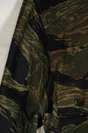 1960s Almost Deadstock Silver Tiger Tiger Stripe Shirt US-M Good Condition Used