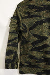 1960s Almost Deadstock Silver Tiger Tiger Stripe Shirt US-M Good Condition Used
