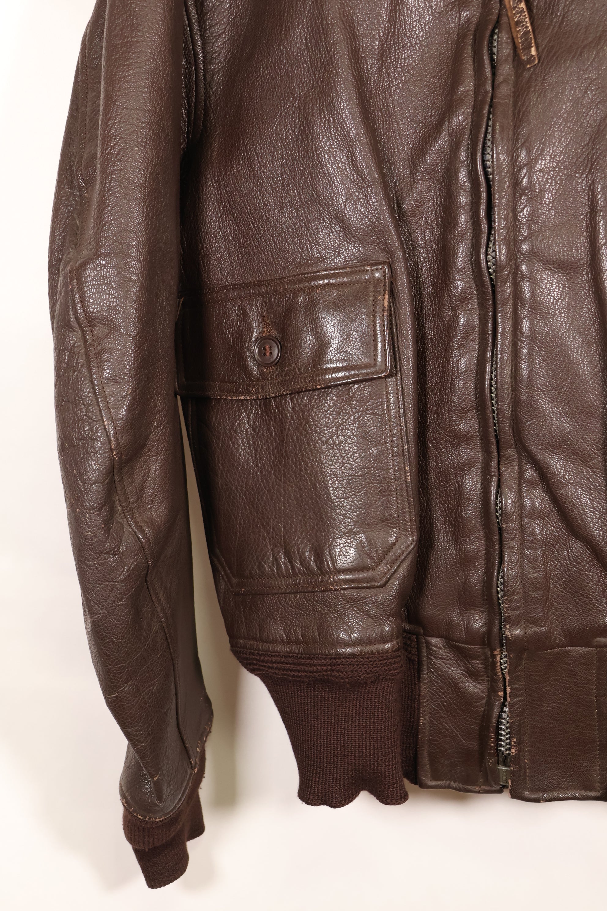 ล็อตต้นยุค 1960 ขนาด 42 G-1 โซนอินเตอร์มีเดียท แจ็คเก็ตบิน มือสอง