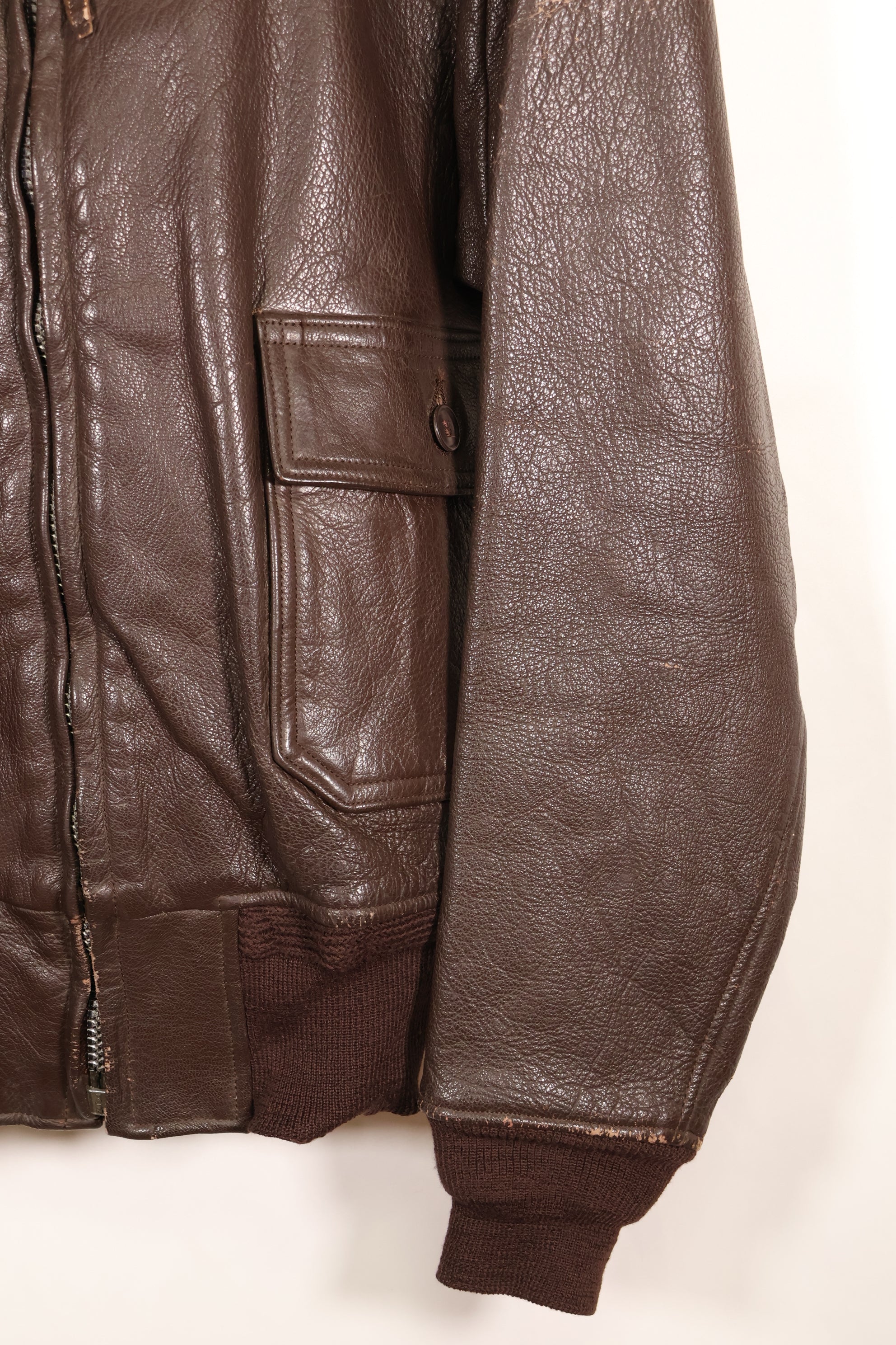 ล็อตต้นยุค 1960 ขนาด 42 G-1 โซนอินเตอร์มีเดียท แจ็คเก็ตบิน มือสอง