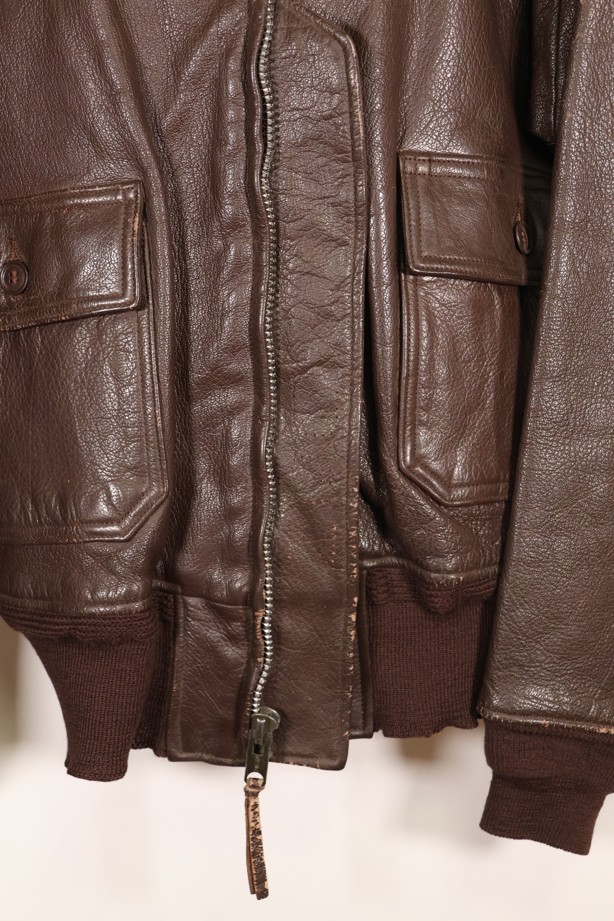 ล็อตต้นยุค 1960 ขนาด 42 G-1 โซนอินเตอร์มีเดียท แจ็คเก็ตบิน มือสอง