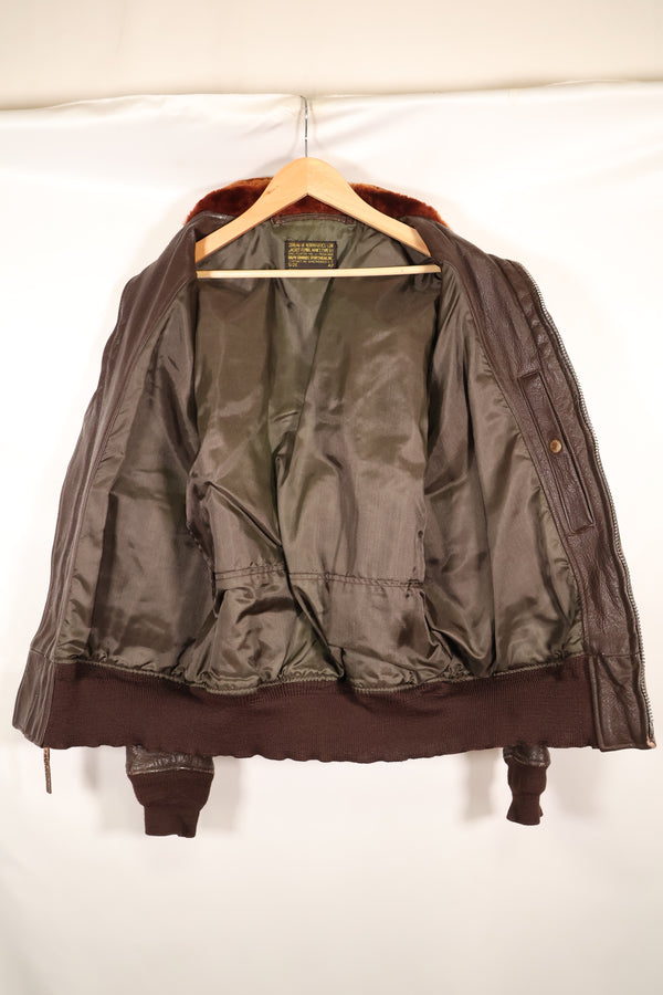 ล็อตต้นยุค 1960 ขนาด 42 G-1 โซนอินเตอร์มีเดียท แจ็คเก็ตบิน มือสอง