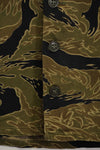 1960s Gold Tiger Tiger Stripe shirt, A-L Asian cut, good condition, used.
