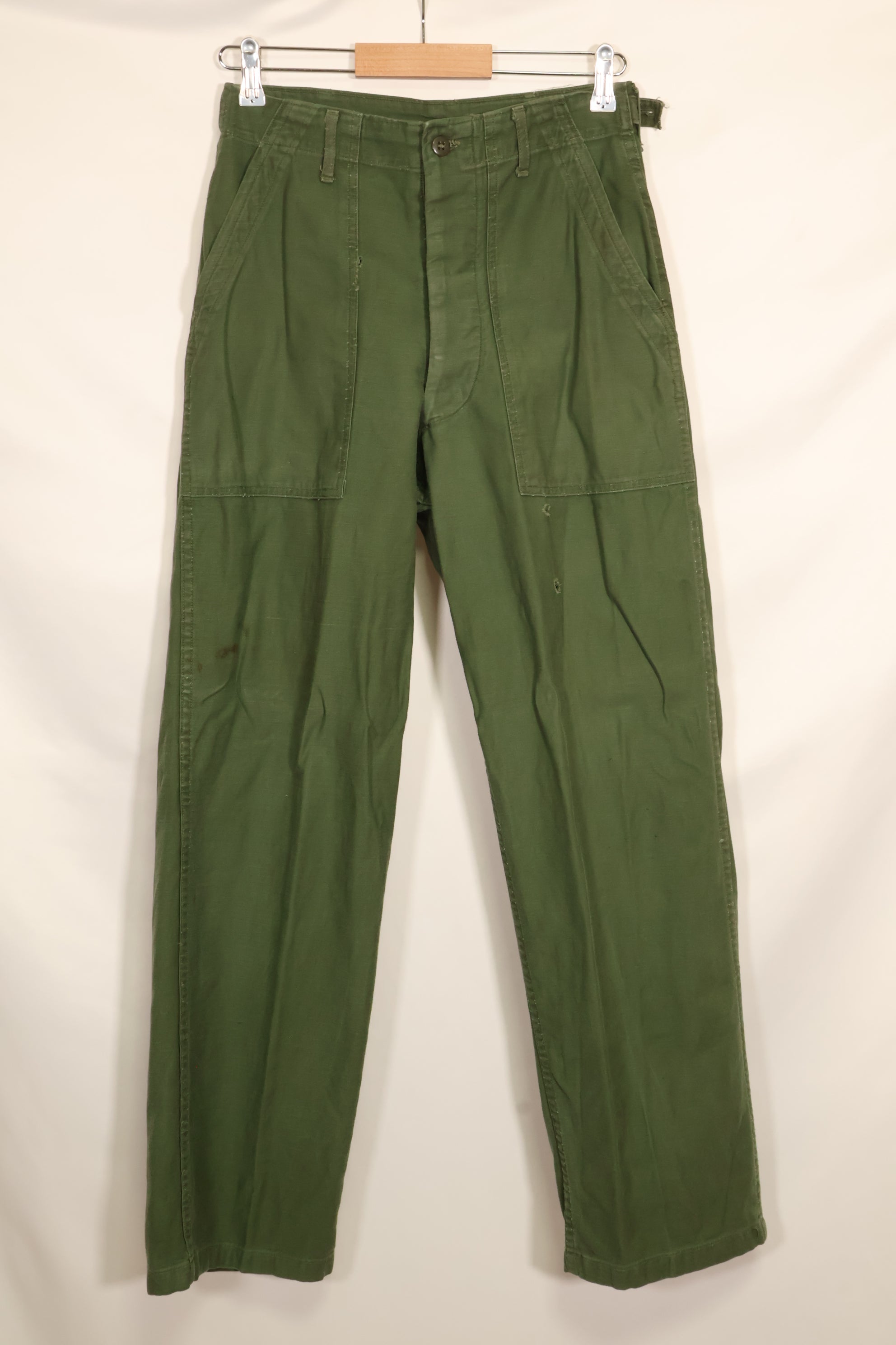 1961年契約　TYPE 1　推定 SMALL　 アメリカ軍　OG-107 ユーティリティパンツ　ベイカーパンツ　中古品  D