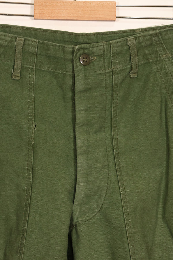1961年契約　TYPE 1　推定 SMALL　 アメリカ軍　OG-107 ユーティリティパンツ　ベイカーパンツ　中古品  D