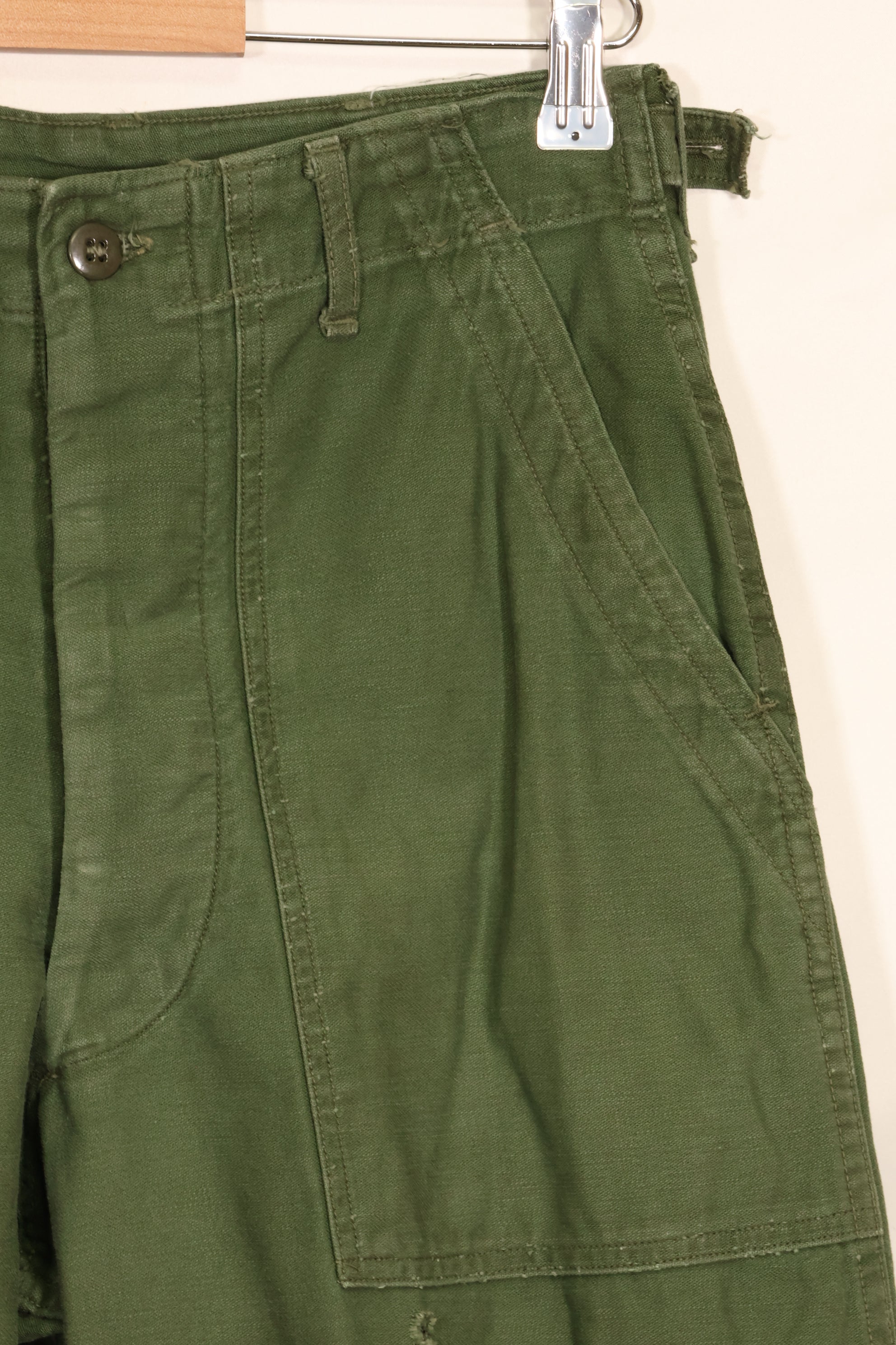 1961年契約　TYPE 1　推定 SMALL　 アメリカ軍　OG-107 ユーティリティパンツ　ベイカーパンツ　中古品  D