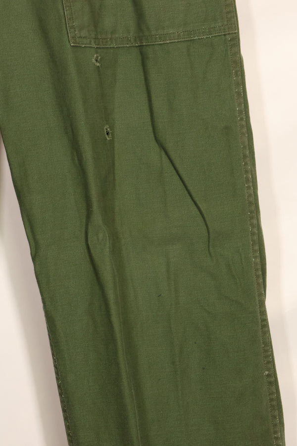 1961年契約　TYPE 1　推定 SMALL　 アメリカ軍　OG-107 ユーティリティパンツ　ベイカーパンツ　中古品  D