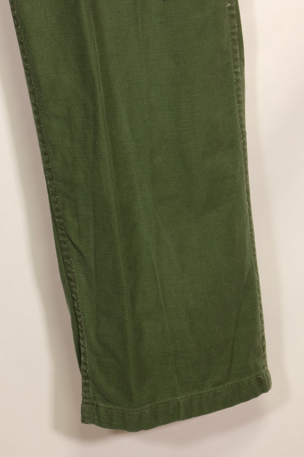 1961年契約　TYPE 1　推定 SMALL　 アメリカ軍　OG-107 ユーティリティパンツ　ベイカーパンツ　中古品  D