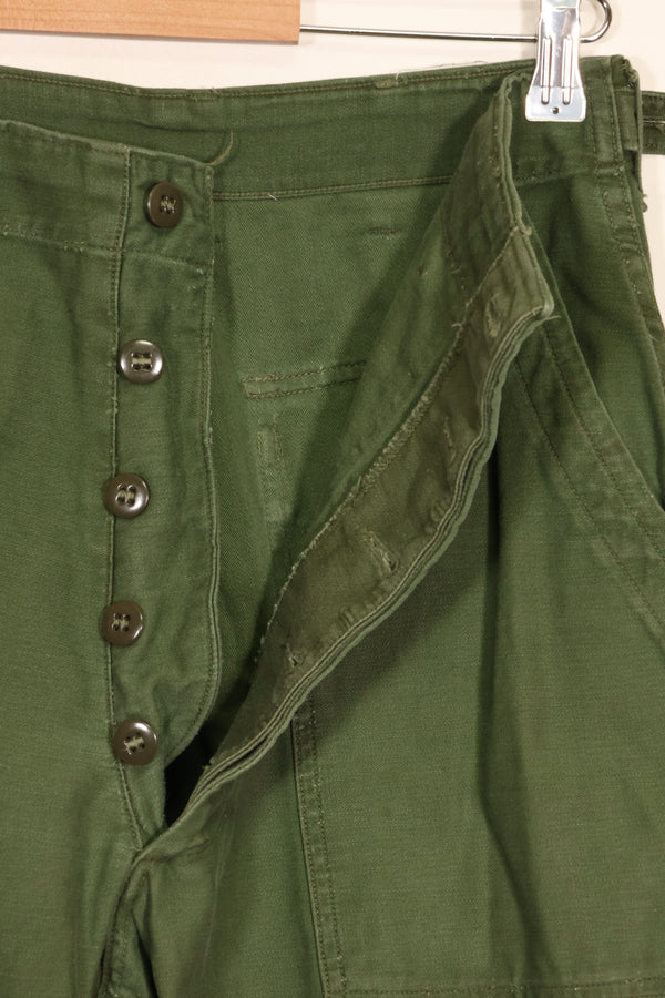 1961年契約　TYPE 1　推定 SMALL　 アメリカ軍　OG-107 ユーティリティパンツ　ベイカーパンツ　中古品  D