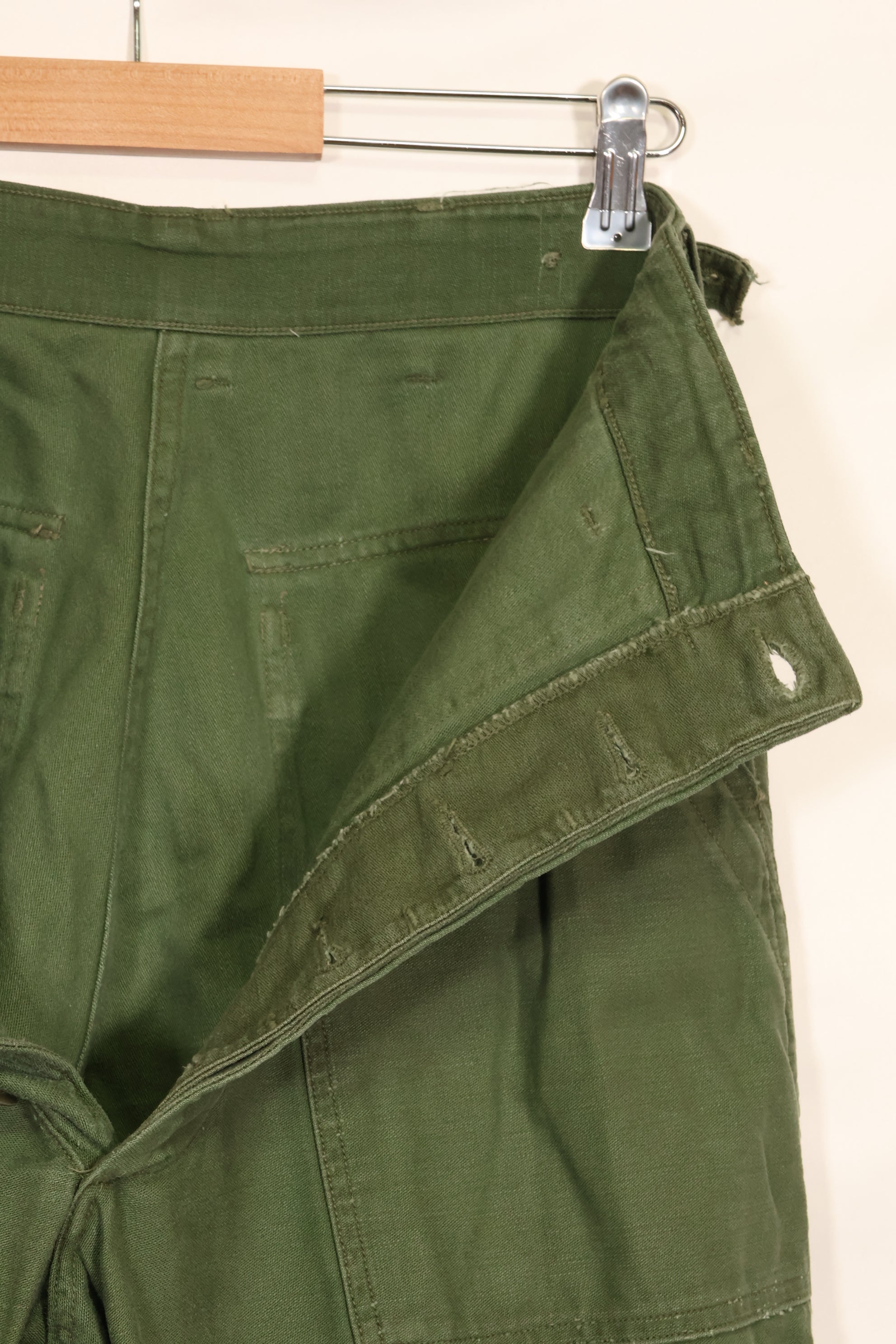 1961年契約　TYPE 1　推定 SMALL　 アメリカ軍　OG-107 ユーティリティパンツ　ベイカーパンツ　中古品  D